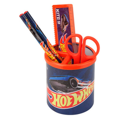 Канцтовары - Настольный набор канцтоваров Kite Hot wheels (HW19-205)