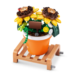 Конструкторы с уникальными деталями - Конструктор MAX S1 Садовые растения в горшках Подсолнечники 151 деталь (83183GQ1/3) Конструкторы с уникальными деталями - Конструктор MAX S1 Садовые растения в горшках Подсолнечники 151 деталь (83183GQ1/3)