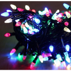 Аксесуари для свят - Гірлянда Gonchar Конус 100 LED чорний провід 10 м Мульти (MR35779)