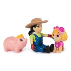 Фігурки персонажів - Набір фігурок Paw Patrol Скай, фермер Юмі та свинка (SM17706/6070750)