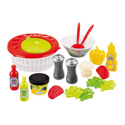 Детские кухни и бытовая техника - Игровой набор Ecoiffier Салат от Шеф-повара 21 аксессуар (002579)