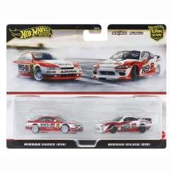 Автомодели - Набор автомоделей Hot Wheels Car culture Nissan 240SX S14 и Nissan Silvia S15 (HBL96/HRR84)
