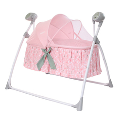Детская мебель - Люлька-качели CARRELLO Dolce CRL-7501 Bow Pink