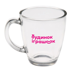 Чашки, стаканы - Чашка Будинок іграшок Стеклянная с логотипом 325 мл (2300005893361)