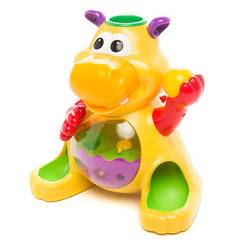 Розвивальні іграшки - Розвивальна іграшка Kiddieland Гіпопотам-жонглер зі звуком (049890)