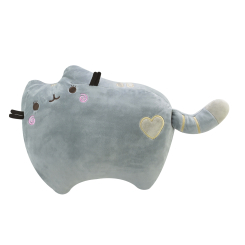 Мягкие животные - Мягкая игрушка Shantou Jinxing Кот Пушин серый с желтым сердечком (C46901/3)