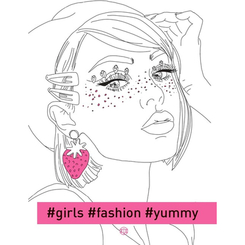 Товары для рисования - Раскраска Жорж #Girls #Fashion #Yummy (9786178023126)
