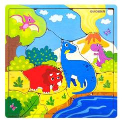 Развивающие игрушки - Пазл-мозаика Quokka Динозаврики (QUOKA015PM)