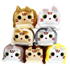 Подушки - Подушка MeriToys Квадратний кіт Котокуб 20 см в асортименті (2050000325373)