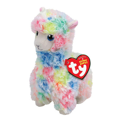 Мягкие животные - Мягкая игрушка TY Beanie babies Лама Лола разноцветная 15 см (41217)