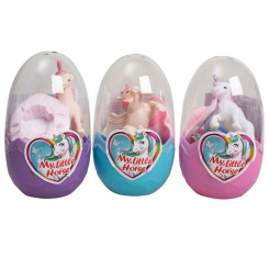 Фигурки животных - Игровая фигурка Shantou Yisheng Единорог в яйце в ассортименте (SM10082M21)