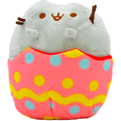 Подушки - М'яка іграшка кіт у яйці VOLRO Pusheen cat Сірий (vol-648)