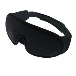 Подушки - Пов'язка на очі для сну 3D Soft Black N (019882)
