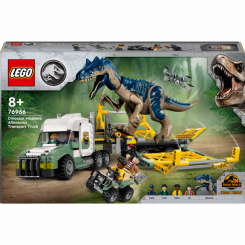 Конструкторы LEGO - Конструктор LEGO Jurassic World Миссии динозавров: Грузовик для перевозки аллозавра (76966)