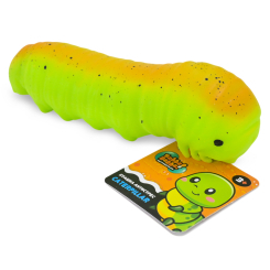 Антистрес іграшки - Іграшка-антистрес YabbaDabba Хробак салатовий з помаранчевою спинкою (YD2527/4)