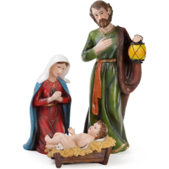 Аксесуари для свят - Різдвяний набір 3 фігури Вертеп 70 см Bona DP42629
