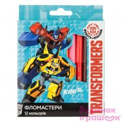 Канцтовары - Фломастеры Kite Transformers 12 шт (TF17-047)