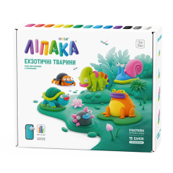 Наборы для лепки - Набор пластилина Липака Экзотические животные 6 персонажей (15025-UA01) Наборы для лепки - Набор пластилина Липака Экзотические животные 6 персонажей (15025-UA01)
