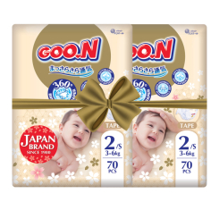 Товари для догляду - Підгузки Goo.N Premium soft S (3-6 кг) 140 штук (F1010101-153-2) Товари для догляду - Підгузки Goo.N Premium soft S (3-6 кг) 140 штук (F1010101-153-2)