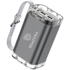 Павербанки - Акумулятор портативний для ноутбуку Remzona Exover 40X 40000mAh 100W (PB40X100L-02BK)