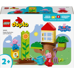 Конструктори LEGO - Конструктор LEGO DUPLO Сад і будиночок на дереві Пеппи (10431)