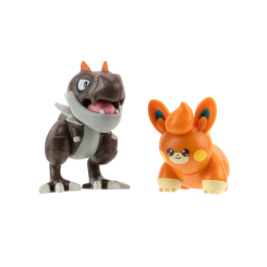 Фигурки персонажей - Набор фигурок Pokemon W17 Тайрант и Павми (PKW3572)