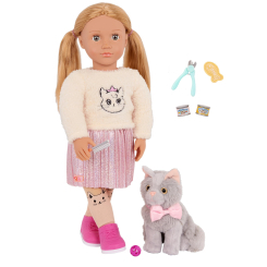 Куклы - Кукла Our Generation Скайлар с котёнком Сэмми и аксессуарами 46 см (BD31579Z)
