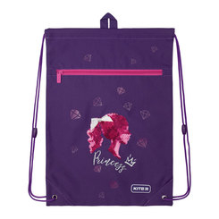Рюкзаки та сумки - Сумка для взуття Kite Education Принцеса з кишенею (K20-601M-11)