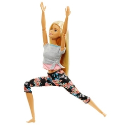 Модельные куклы - Кукла Barbie Made to Move Двигайся как я Блондинка (FTG80/FTG81)