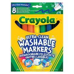 Канцтовары - 7 смываемых широких фломастеров Crayola (58-8328)