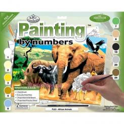 Товари для малювання - Розфарбування Африканські тварини Royal Brush (PJL9)