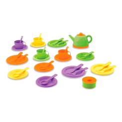 Дитячі кухні та побутова техніка - Іграшковий набір Keenway Чайний сервіз 34 предмета (K21683) (2001360)