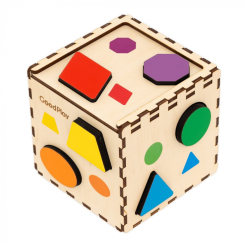 Розвивальні іграшки - Кубик-сортер Good Play Кольорова фігурка (CUB-4-002) Розвивальні іграшки - Кубик-сортер Good Play Кольорова фігурка (CUB-4-002)