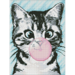 Мозаика - Алмазная мозаика Идейка Розовый пузырь 30 х 40 см (AMO7585)