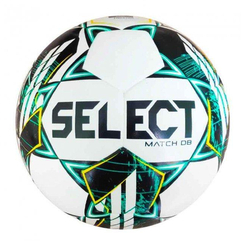 Спортивные активные игры - Мяч футбольный Select MATCH DB FIFA v23 бело-зеленый Уни 5 57536-338 5