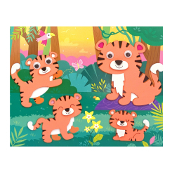 Наборы для творчества - Набор для творчества Apli Krapli Аппликация Тигры (4820198701147)