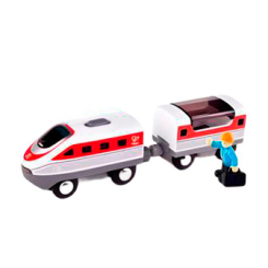 Железные дороги и поезда - Игровой набор Hape Поезд Интерсити на батарейках (E3774) Железные дороги и поезда - Игровой набор Hape Поезд Интерсити на батарейках (E3774)