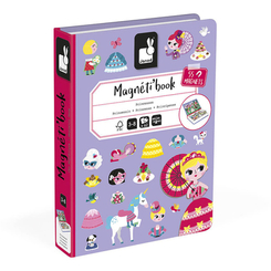 Обучающие игрушки - Магнитная книга Janod Принцессы (J02725)