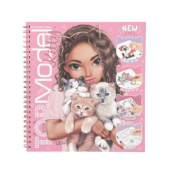 Товары для рисования - Раскраска с наклейками Top Model Креативный котенок (0413038)