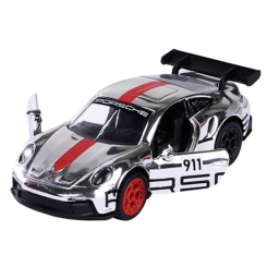 Автомоделі - ​Автомодель Majorette Делюкс Порше срібна з червоним (8502101001/6)