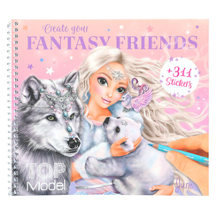 Товари для малювання - Книжка для розфарбовування Top Model Фантастичні друзі IceWorld (0412072)
