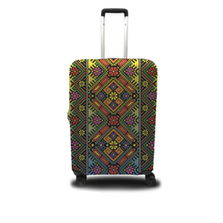 Рюкзаки та сумки - Чохол для валізи Coverbag український орнамент M принт 0416 (634526408)