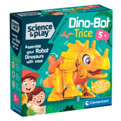 Конструкторы с уникальными деталями - Конструктор Clementoni Dino Bot Triceratops (8005125750740)