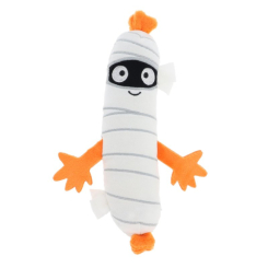 Персонажі мультфільмів - М'яка іграшка Keel toys Keeleco Halloweenies Сосиска біла 17 см (EH3879/3)