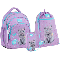 Рюкзаки та сумки - Шкільний набір Kite Education Studio Pets (SET_SP26-763S)