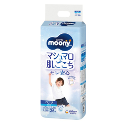 Товары по уходу - Подгузники-трусики Moony для мальчиков XXL 13-28 кг 26 шт (4903111211098)