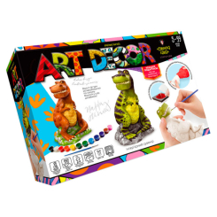 Наборы для творчества - Набор для творчества Danko toys Art decor Раскрась фигурку Динозавр (ARTD-01-04U)