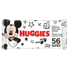 Пелюшки та серветки - Вологі серветки Huggies Mickey Mouse 56 шт (5029053580371)