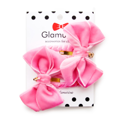 Бижутерия и аксессуары - Заколки Glamurino Kristina розовые 2 шт (4202.5)