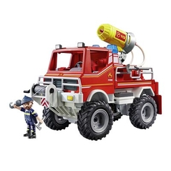Конструкторы с уникальными деталями - Игровой набор Playmobil City action Пожарная машина с водяной пушкой (9466)